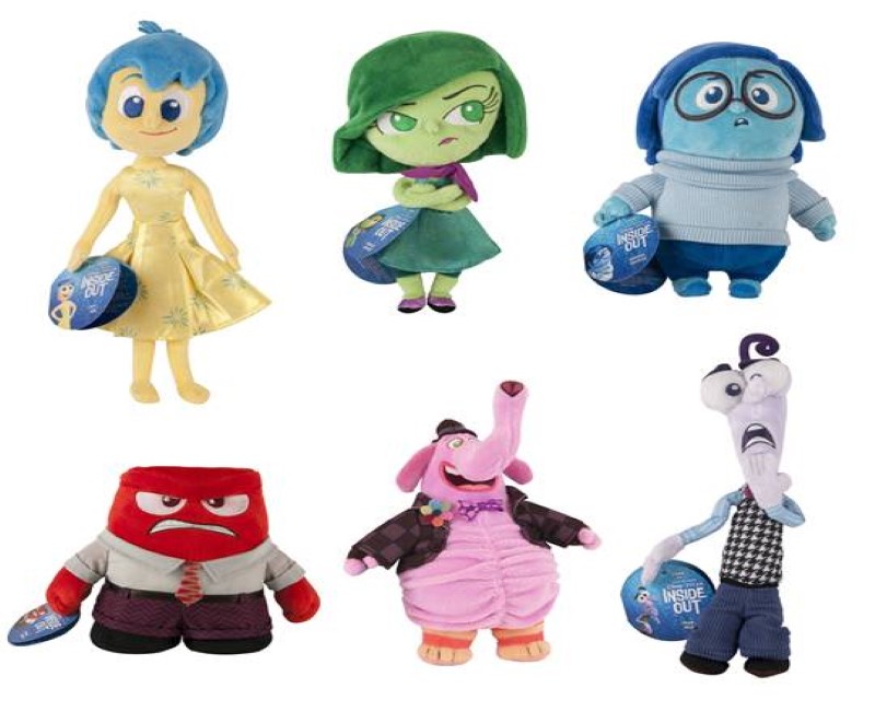 Inside Out Stuffed Toy: Huggable Characters from the Movie
